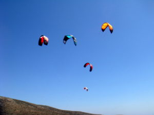 Latawce kitesurferów