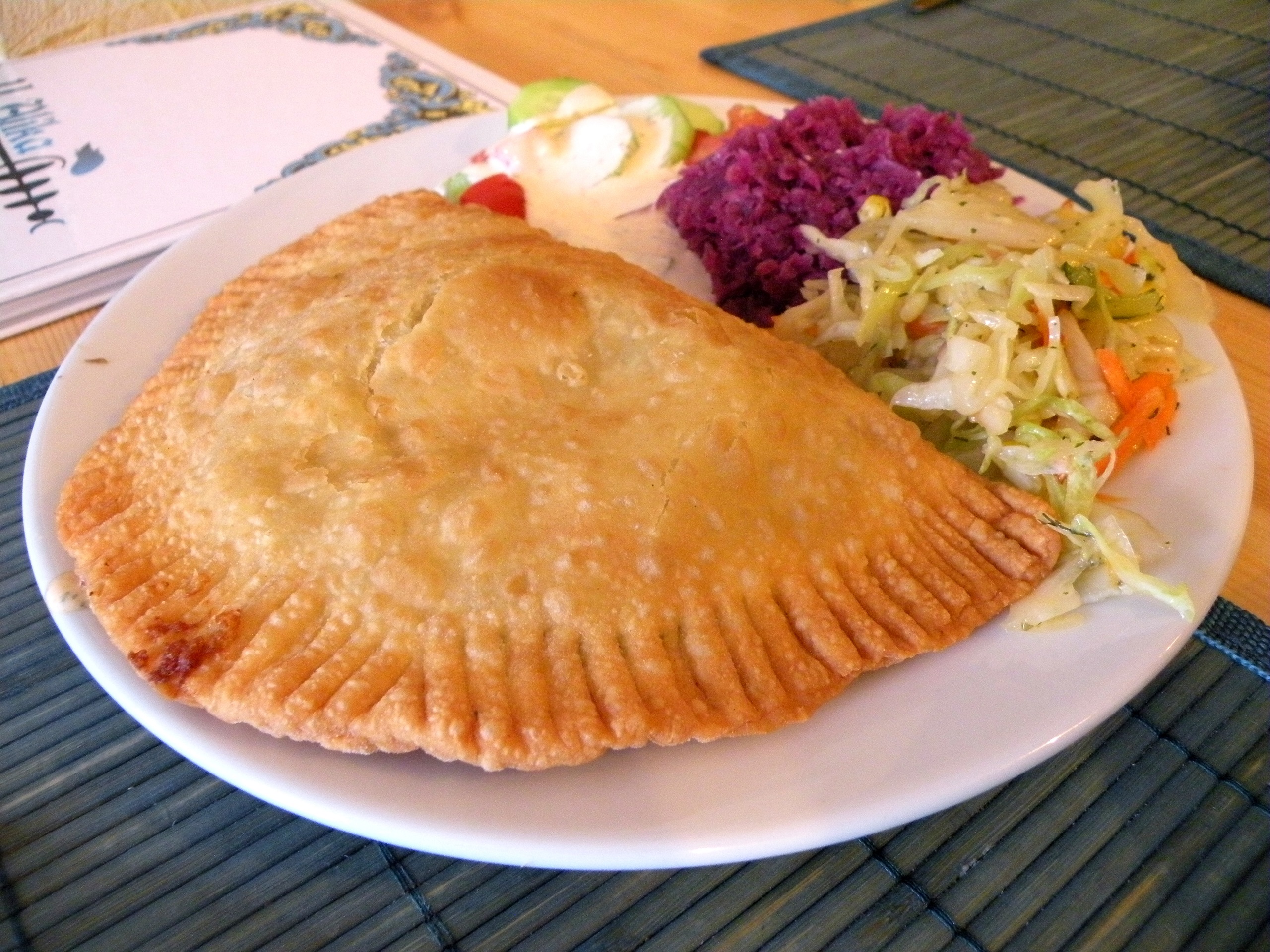 Czeburek krymski z wołowiną - kuchnia tatarska