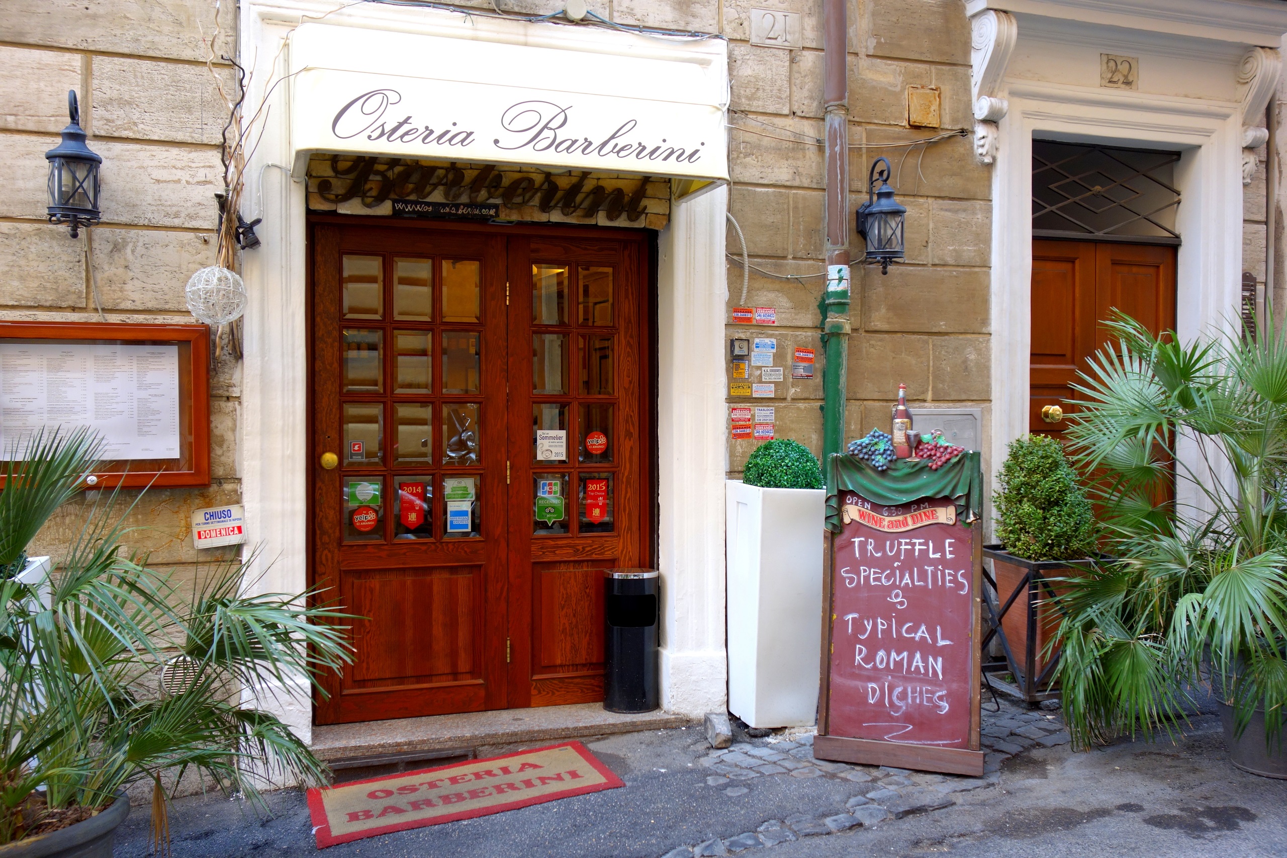Osteria Barberini - restauracja w Rzymie
