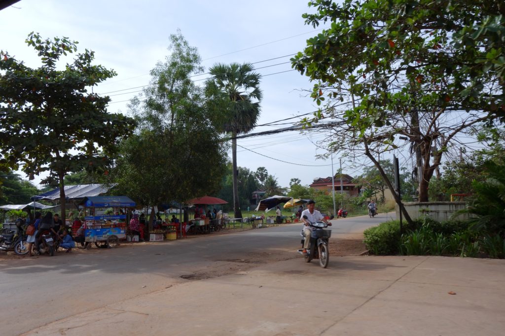 Krajobraz w Kambodży 